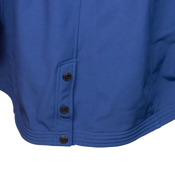 Canada Weather Gear Royal Blue & Brown Faux-Fur Trim Hood Anorak Jacket - Picture 11 of 14